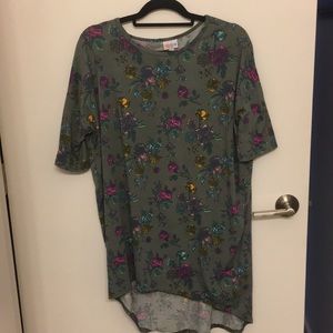 Beautiful floral pattern and Lularoe Irma